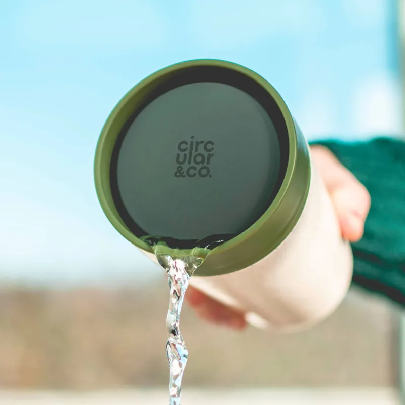 Circular Reusable Coffee Cup 12oz Fareway Blue-1